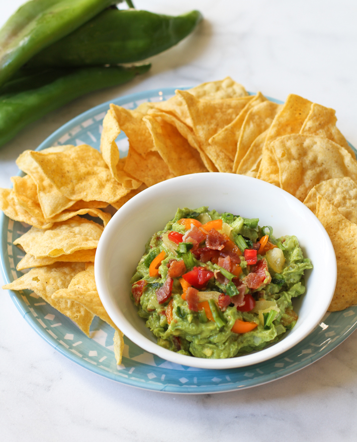 Roasted Hatch Guacamole || Joyfully So