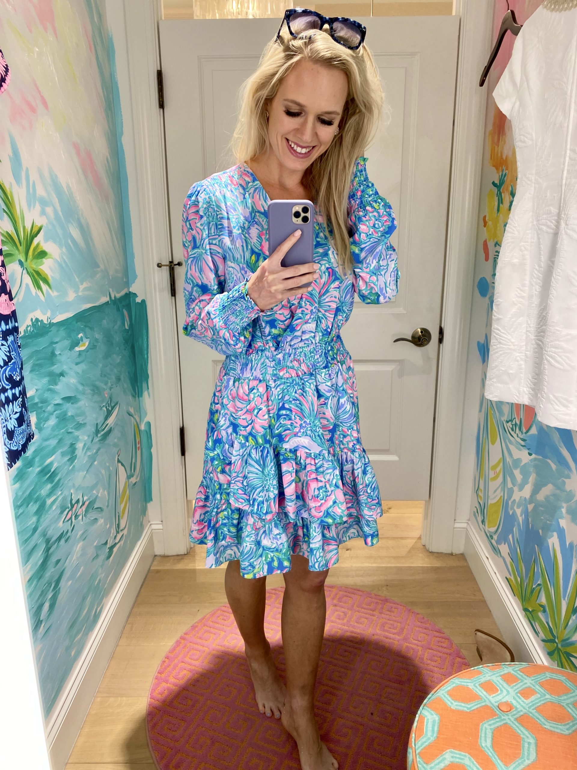 dress with bow at the back