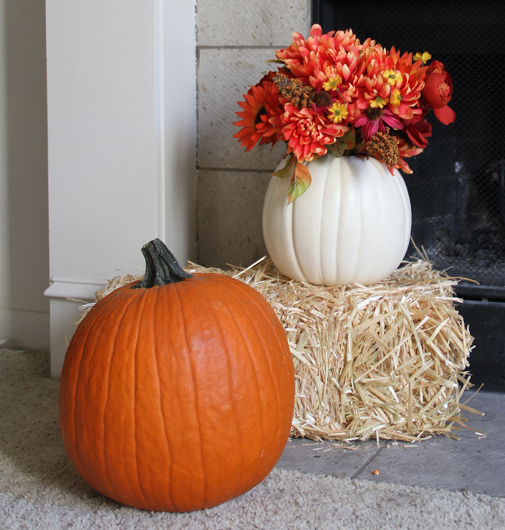 pumpkin flower arrangements || joyfully so