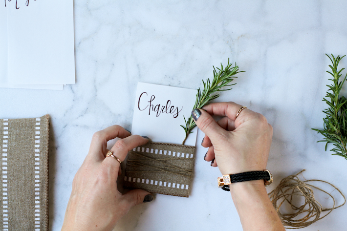 Easy Rustic Place Cards || Joyfully So