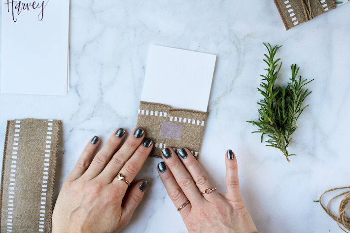 Easy Rustic Place Cards || Joyfully So