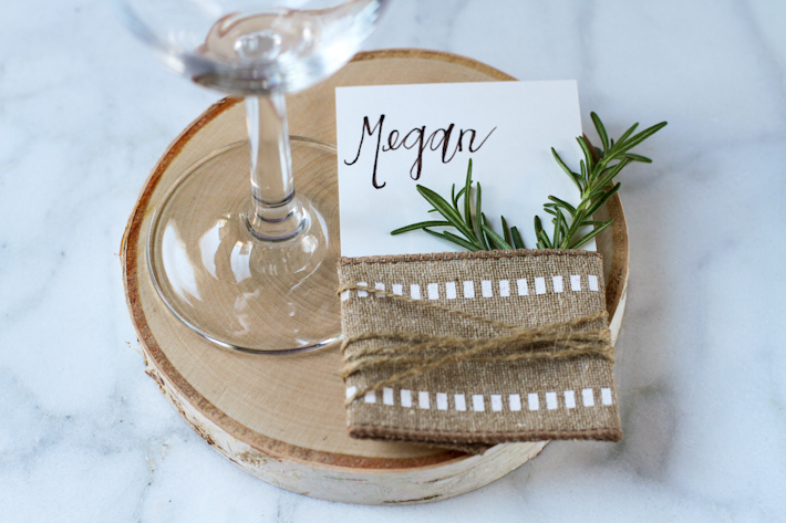 Easy Rustic Place Cards || Joyfully So