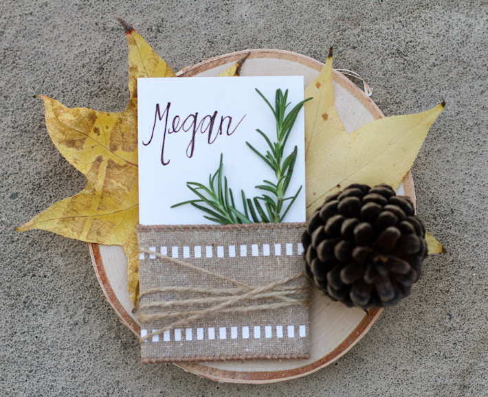 Easy Rustic Place Cards || Joyfully So