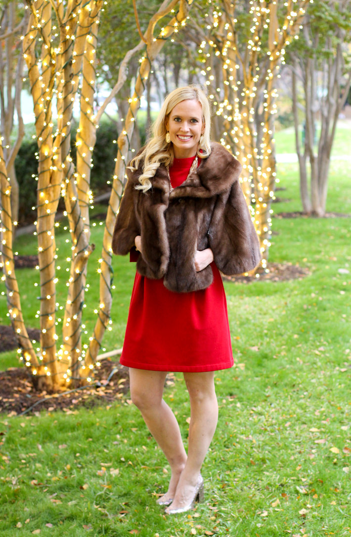 Red Holiday Dress || joyfully so