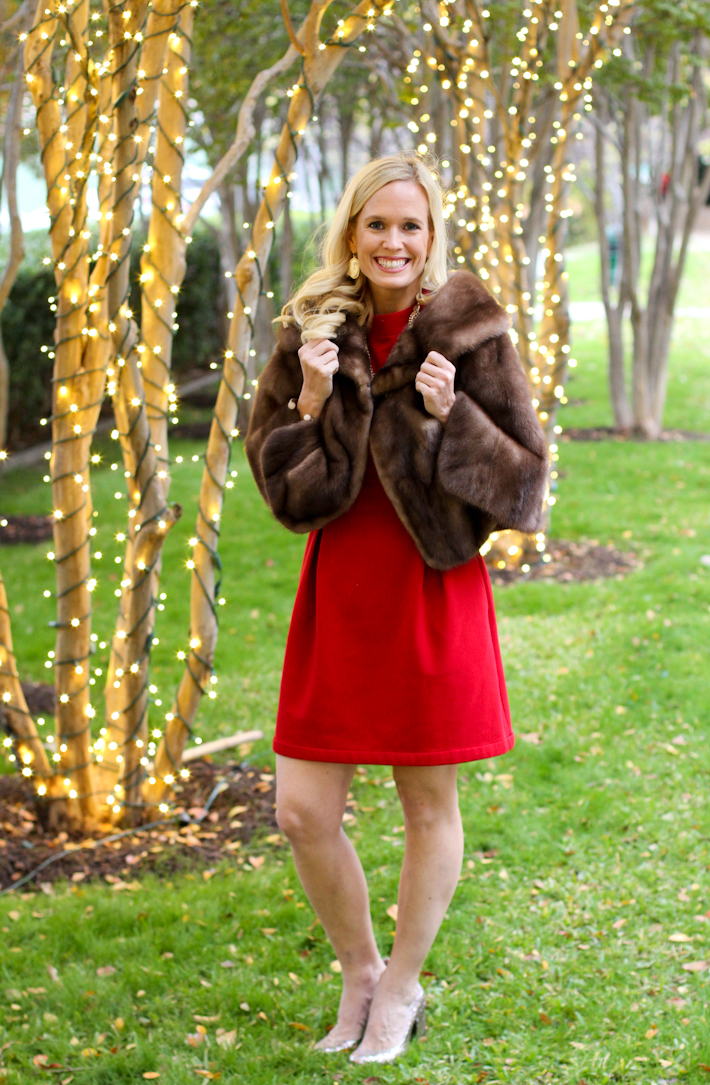 Red Holiday Dress || joyfully so