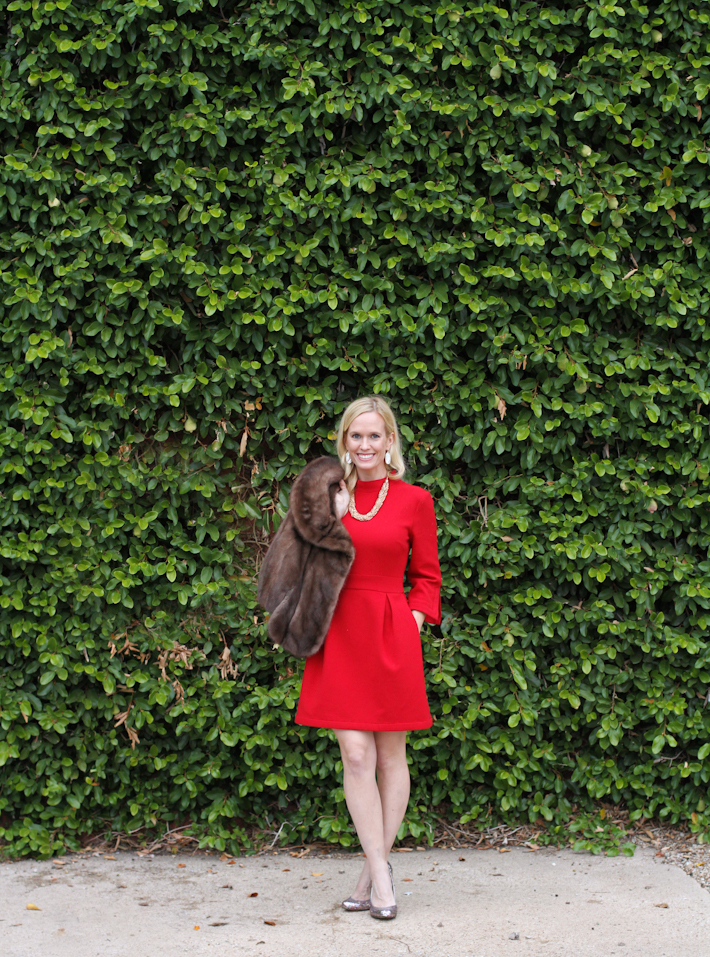 Red Holiday Dress || joyfully so