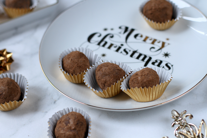 Chocolate Whiskey Truffles || joyfully so