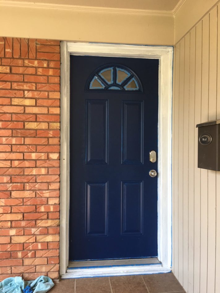 DIY Easy Fall Wreath & Front Door Makeover