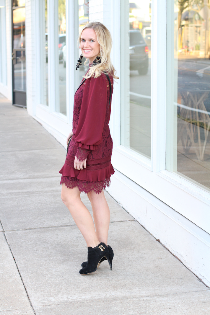 Free people snow angel ruffle on sale dress