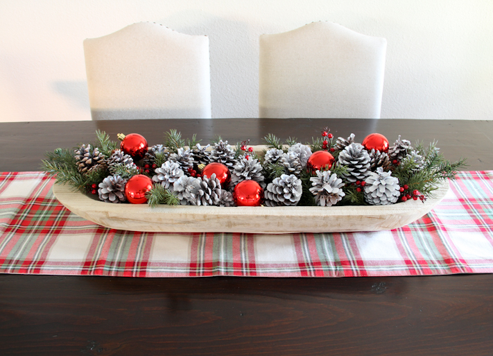 DIY Easy Christmas Holiday Centerpiece | Christmas Decorations