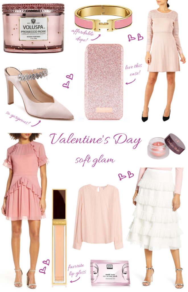 Whether you have a romantic date night or Galentine's Day with your friends, here are a few Valentine's Day soft glam favorites - plus a giveaway! 