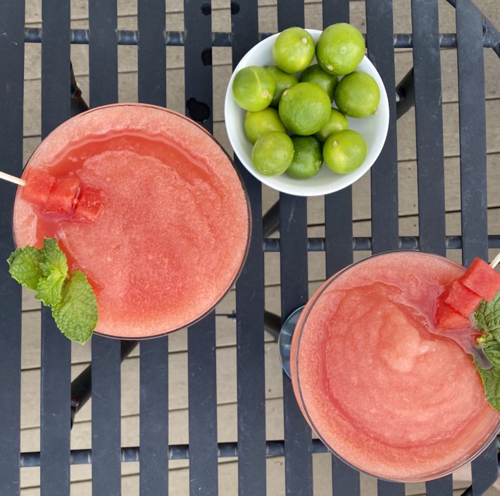 Skinny Watermelon Frosé Drink