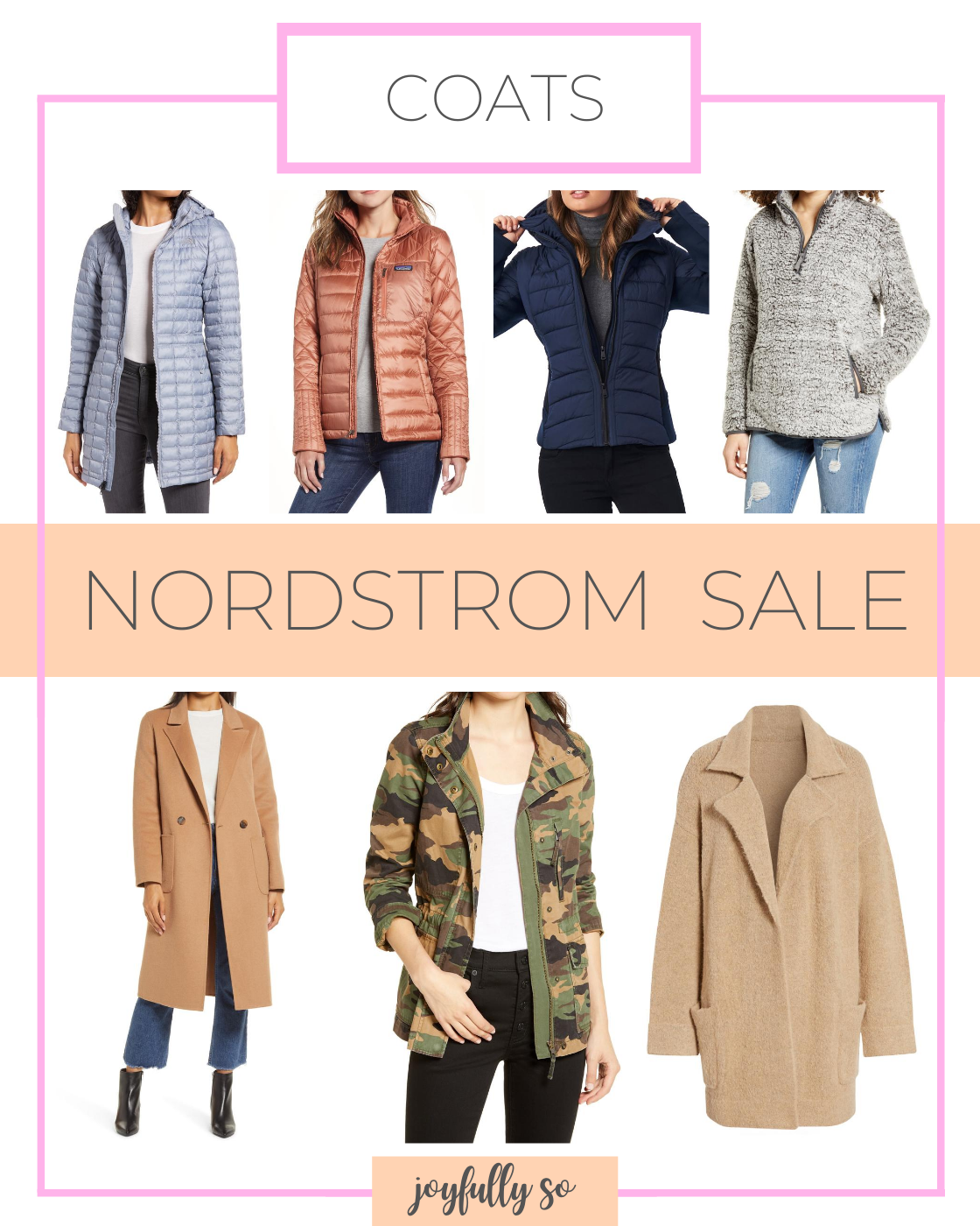 Favorite coats and jackets! To celebrate the NSale and the new website layout on Joyfully So, there is a Tory Burch giveaway! Let’s get to the Women’s Nordstrom Anniversary Sale 2020 Shopping Guide!