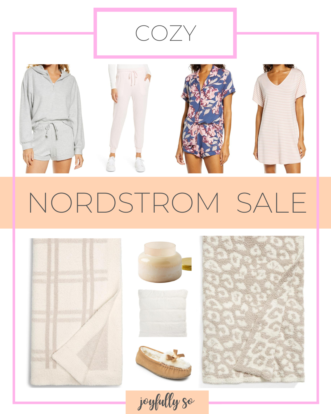 Favorite cozy home and pajama finds in the Nordstrom Sale! To celebrate the NSale and the new website layout on Joyfully So, there is a Tory Burch giveaway! Let’s get to the Women’s Nordstrom Anniversary Sale 2020 Shopping Guide!