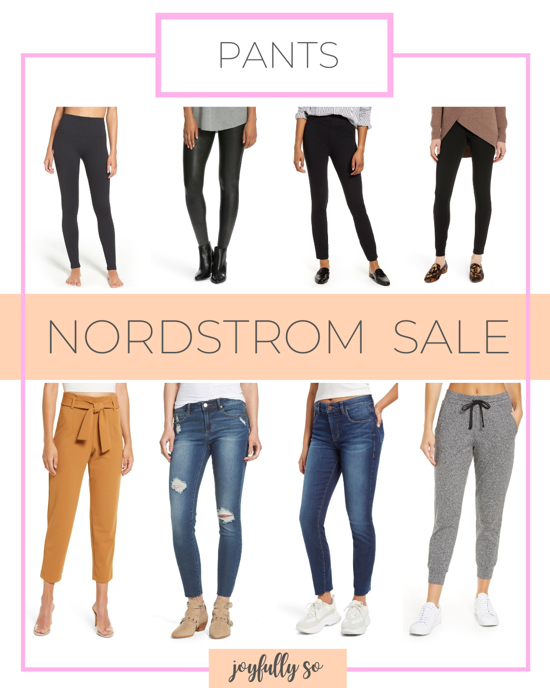 Favorite pants! To celebrate the NSale and the new website layout on Joyfully So, there is a Tory Burch giveaway! Let’s get to the Women’s Nordstrom Anniversary Sale 2020 Shopping Guide!