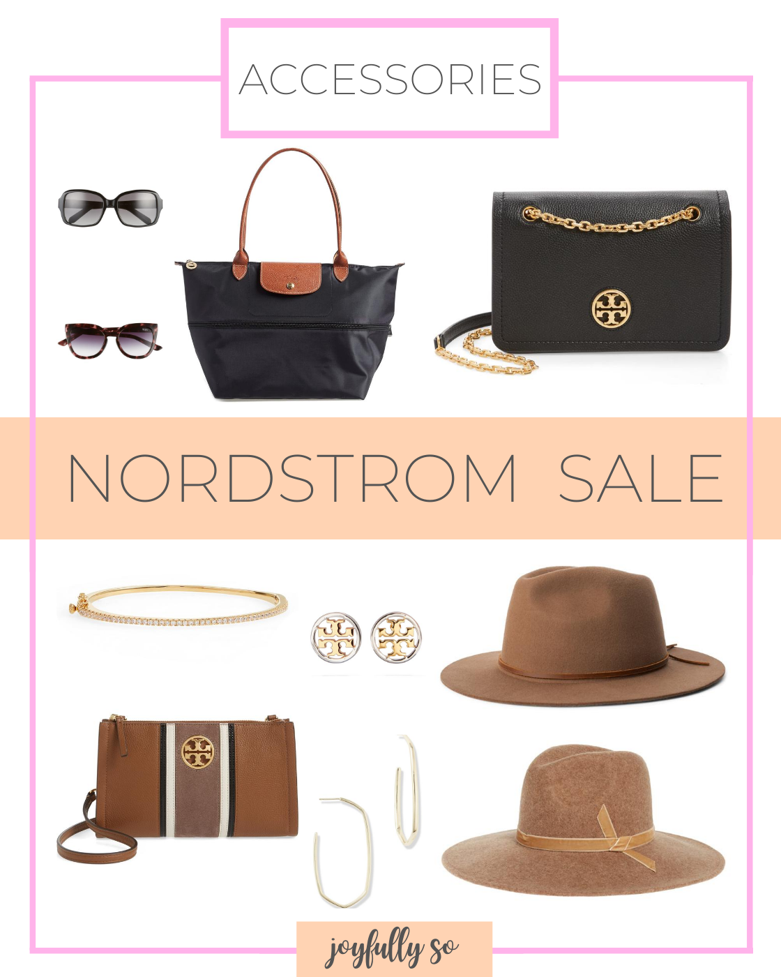 Favorite accessory finds in the Nordstrom Sale! To celebrate the NSale and the new website layout on Joyfully So, there is a Tory Burch giveaway! Let’s get to the Women’s Nordstrom Anniversary Sale 2020 Shopping Guide!