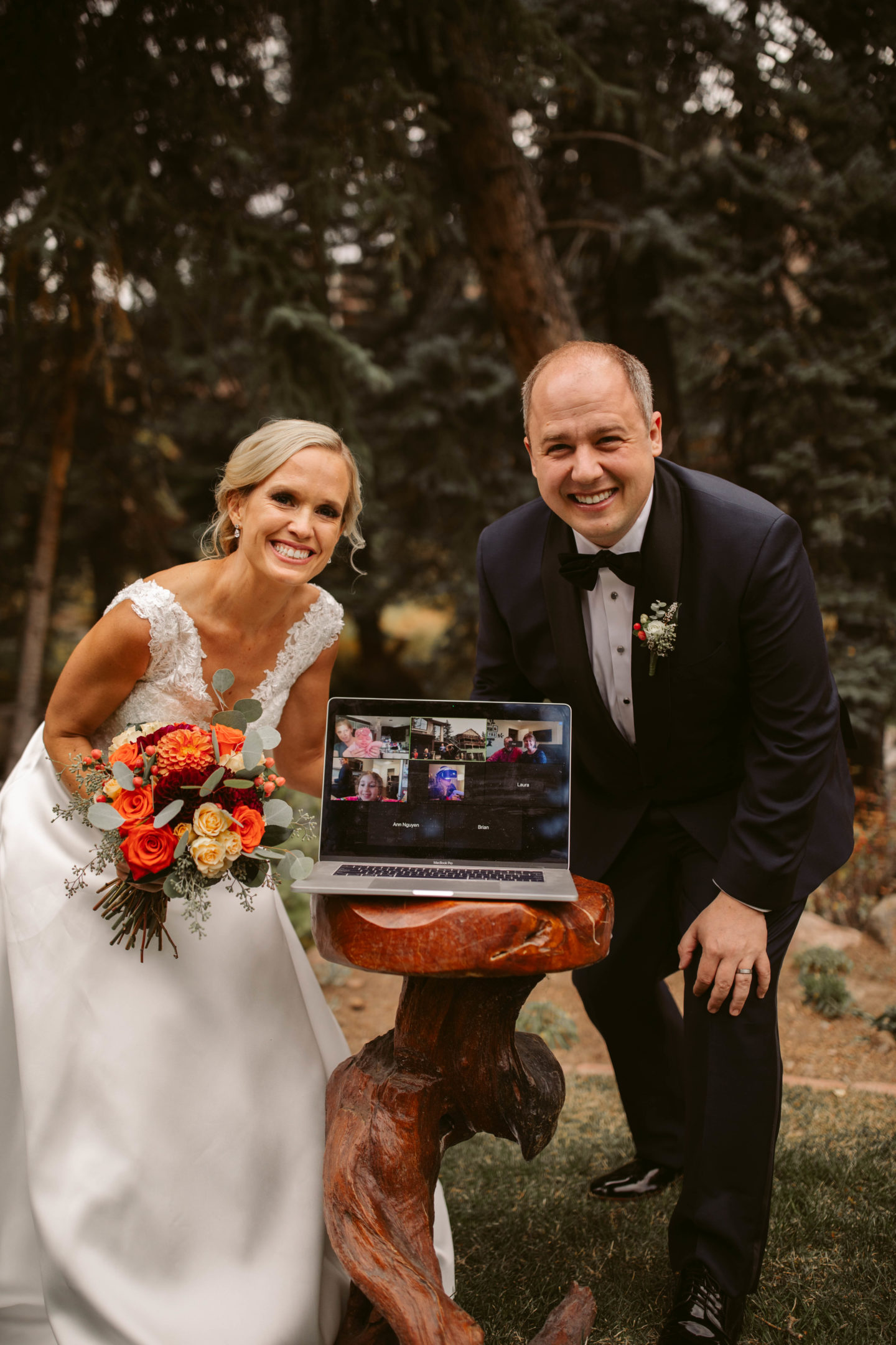 Vail Micro Wedding | Fall wedding in Colorado | COVID wedding | Vail, CO wedding