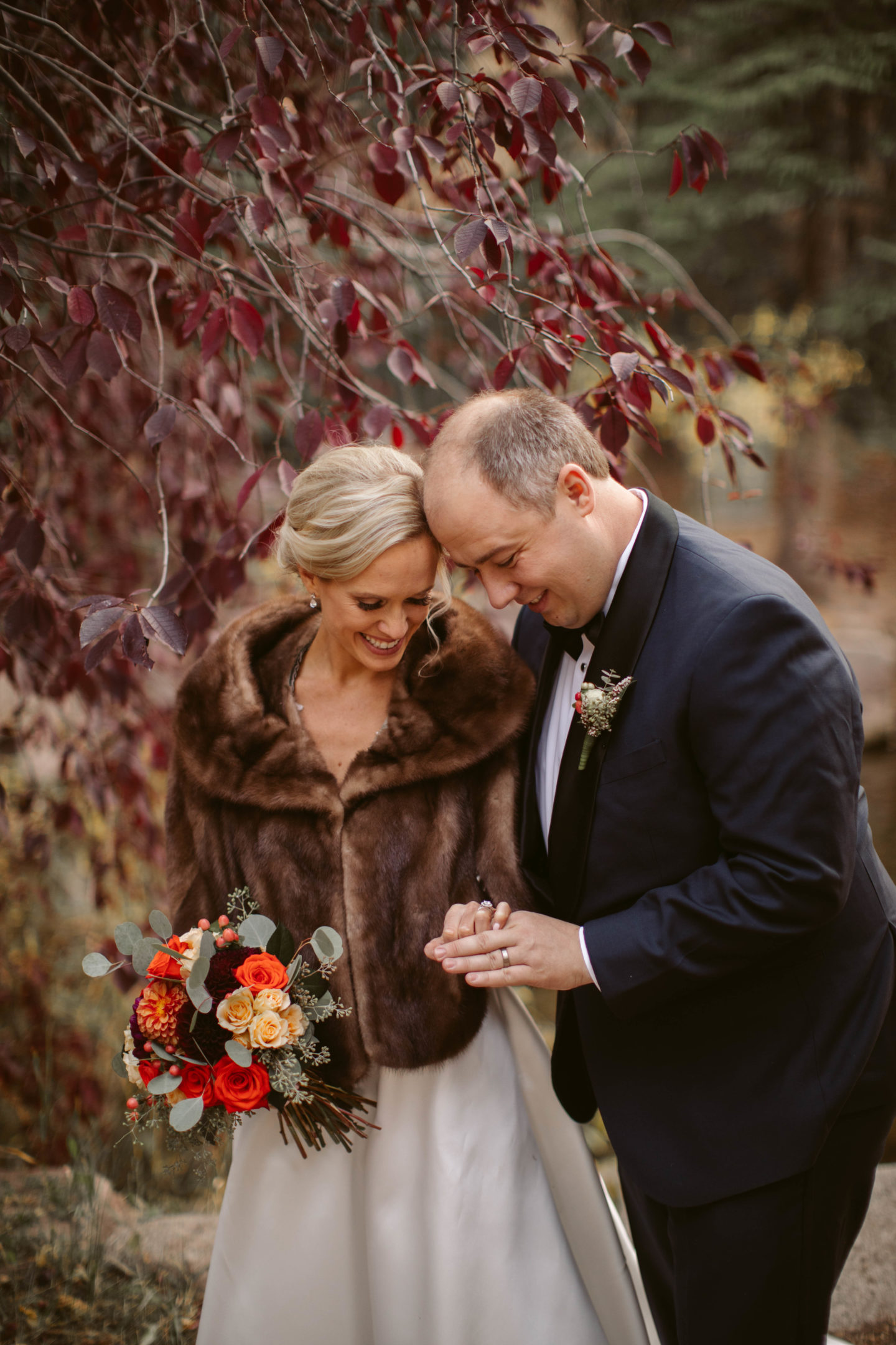 Vail Micro Wedding | Fall wedding in Colorado | COVID wedding | Vail, CO wedding