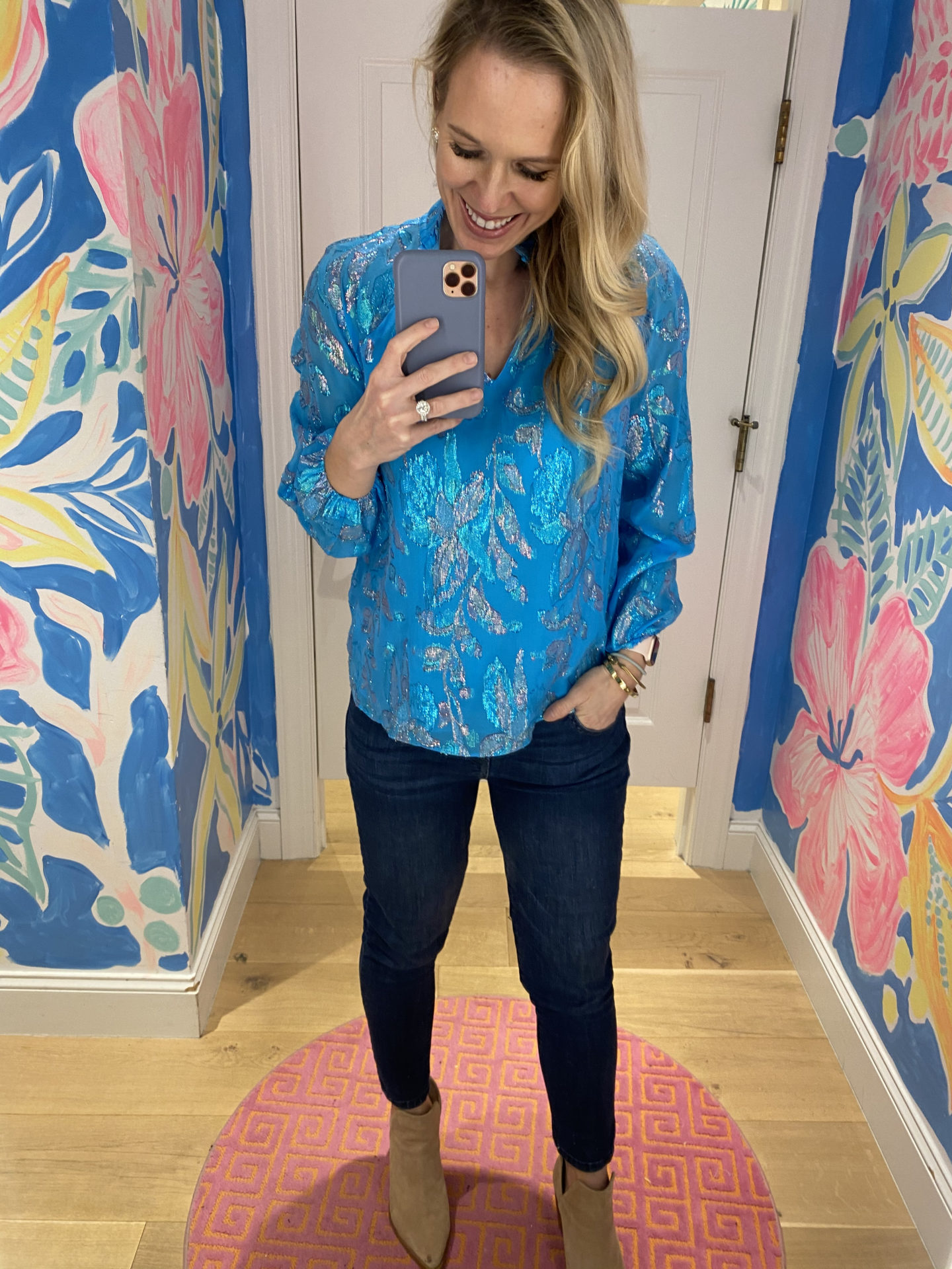 Winter 2021 Lilly Pulitzer After Party Sale Preview | silk top