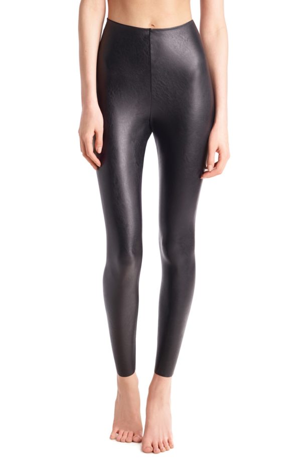 Control Faux Leather Leggings
