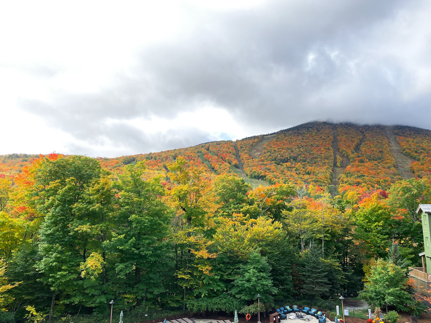 Fall foliage in Stowe, VT