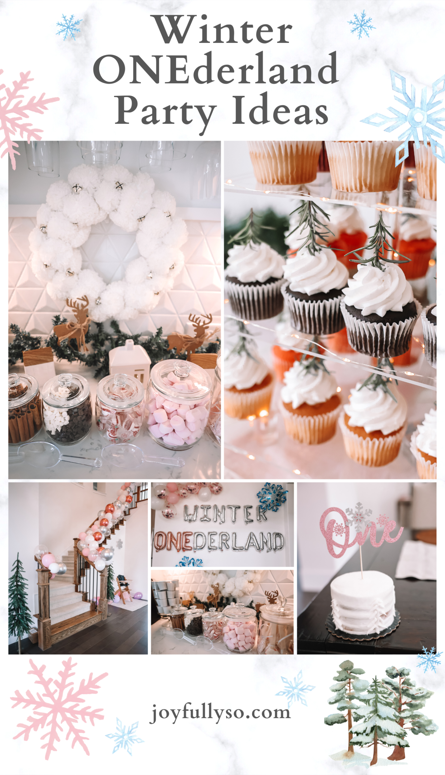 winter onederland party ideas | first birthday winter party inspiration | winter wonderland parties