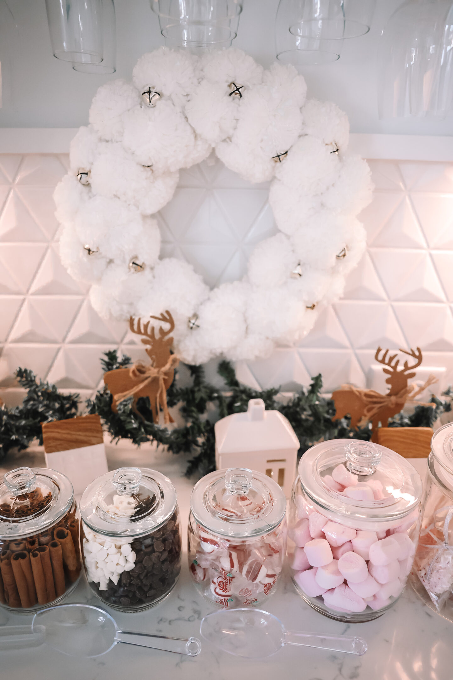 DIY hot cocoa bar for winter party