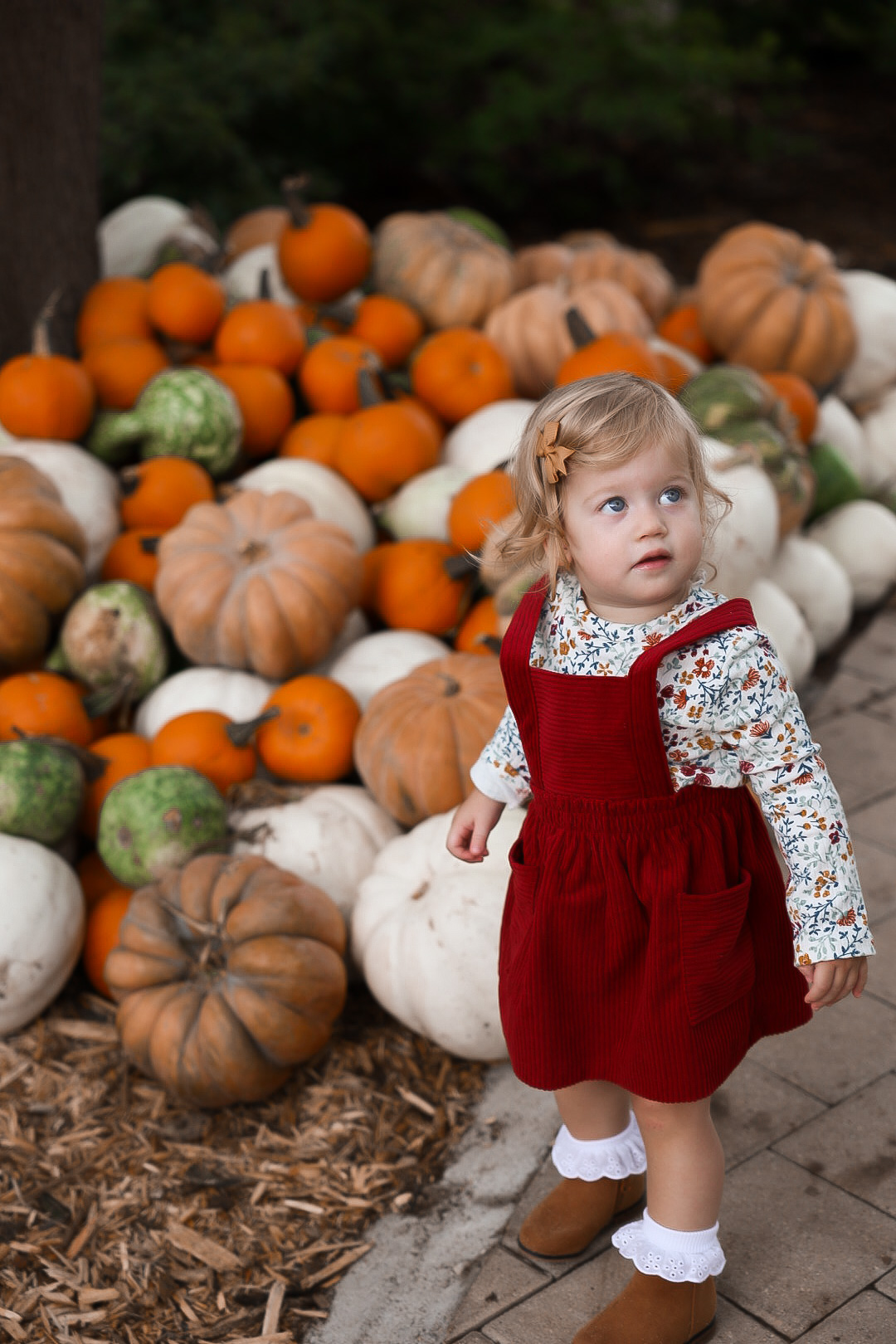 Toddler outfit for pumpkin patch