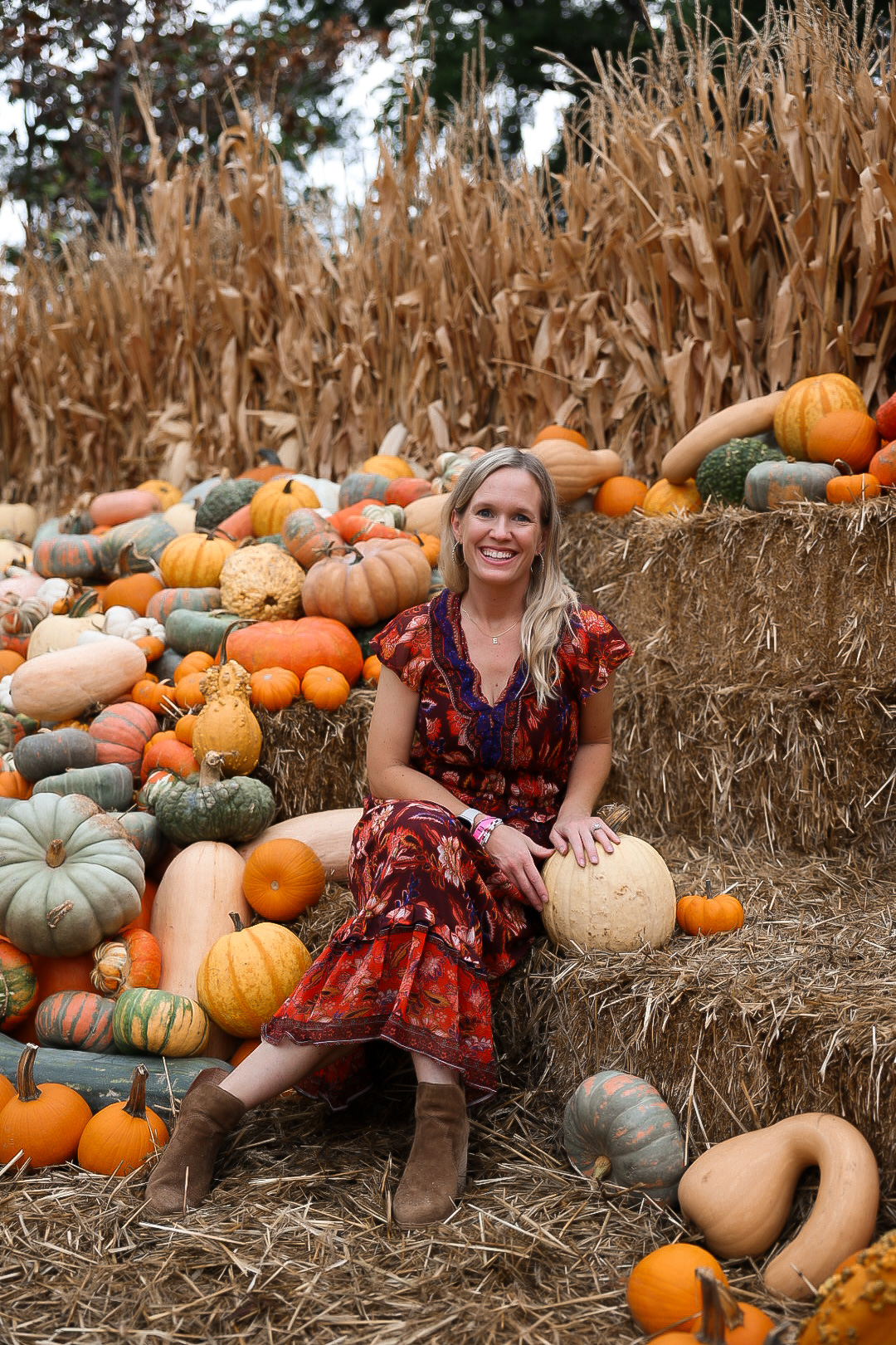 Dreamy Autumn Day | Colorful Fall Dress