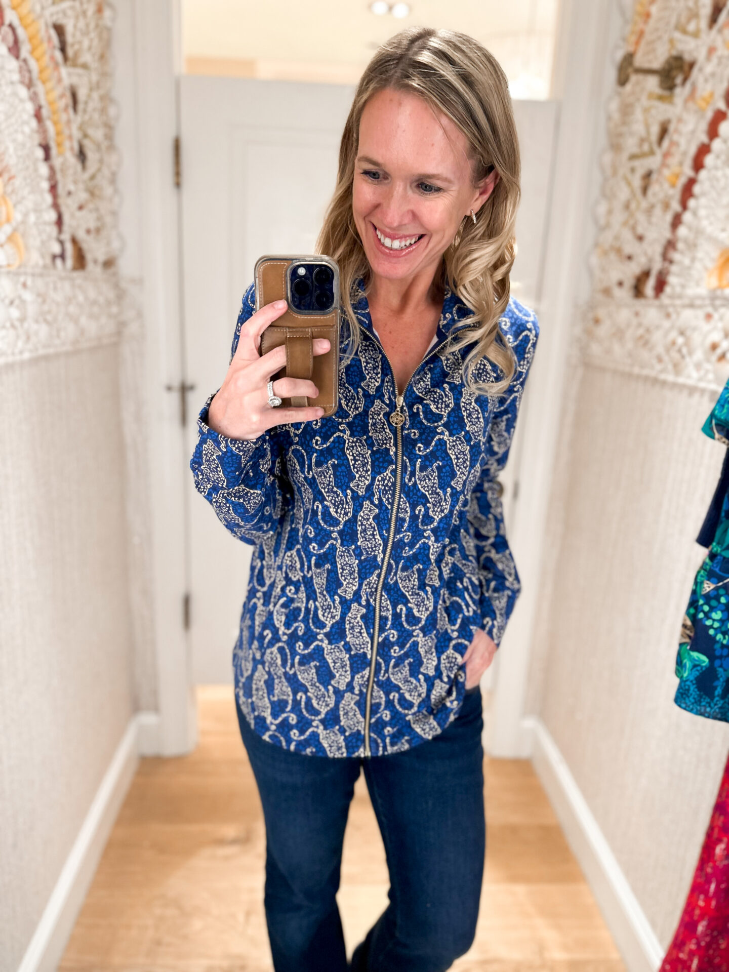 Lilly Pulitzer top ; holiday haul