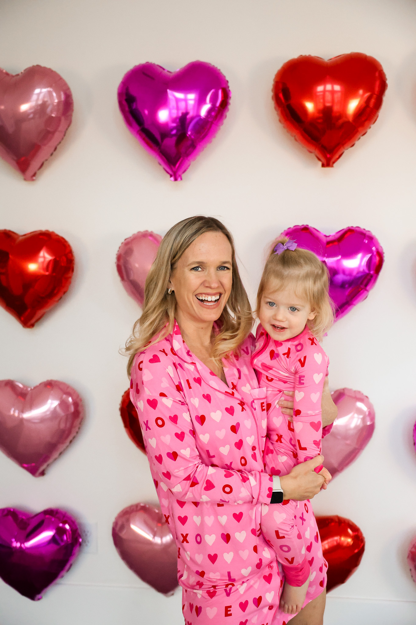 Valentine's Day Photo Wall | Mother and Daughter photos