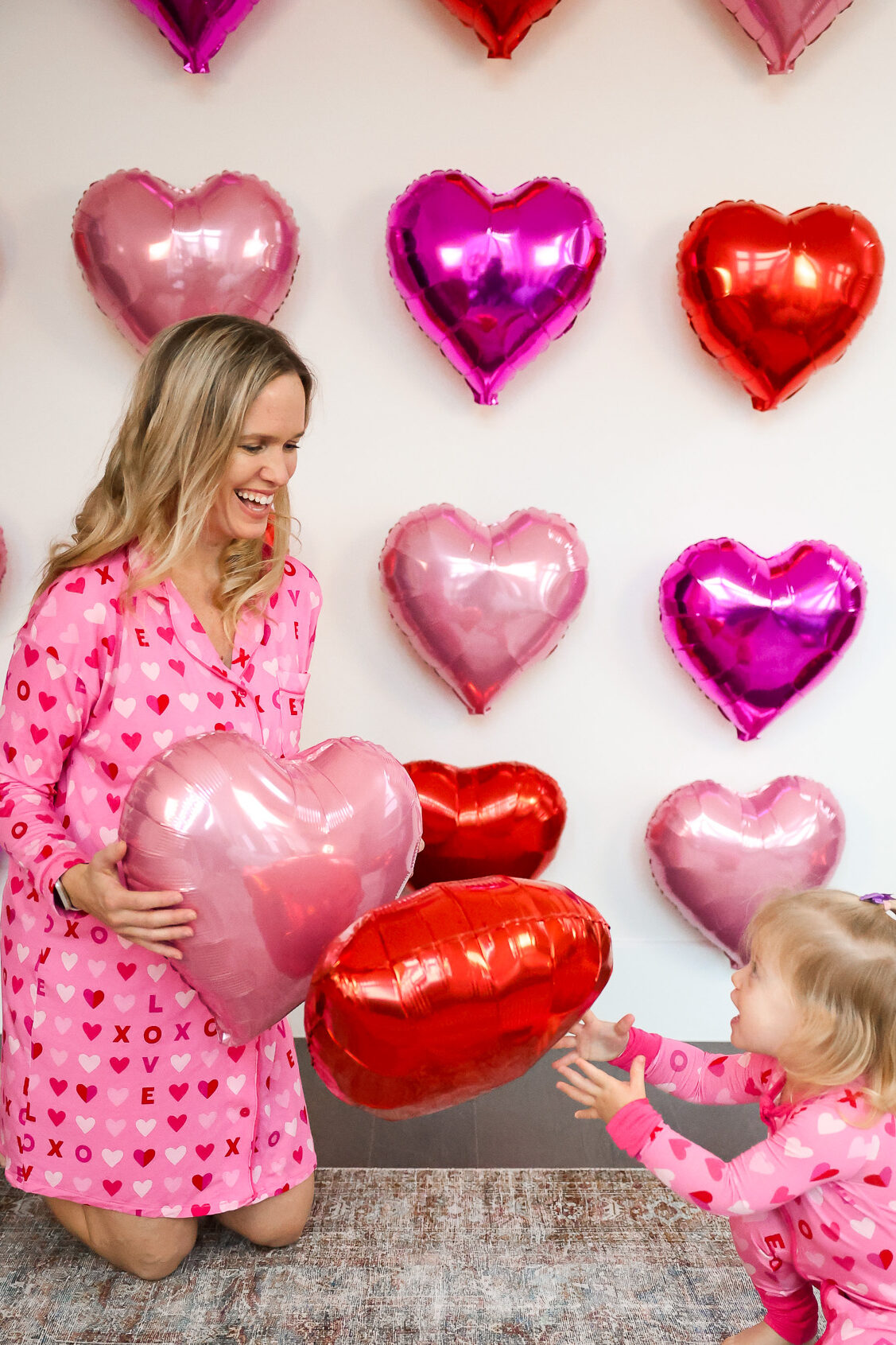 DIY family photos for Valentine's Day