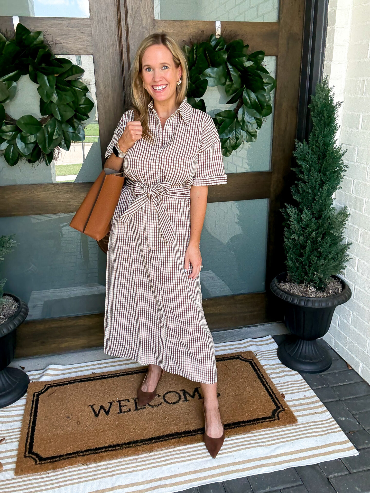 Tuckernuck gingham midi dress , ideas from the Tuckernuck Sample Sale 2026 styled for everyday wear and classic preppy fashion